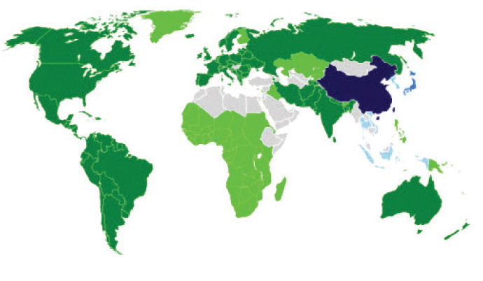 MAPs全球母語同步系統全球語系分布圖